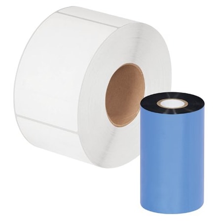 Bsc Preferred 4.33'' x 1345' Black Sato Thermal Transfer Ribbons - Wax, 24PK BUY00015137